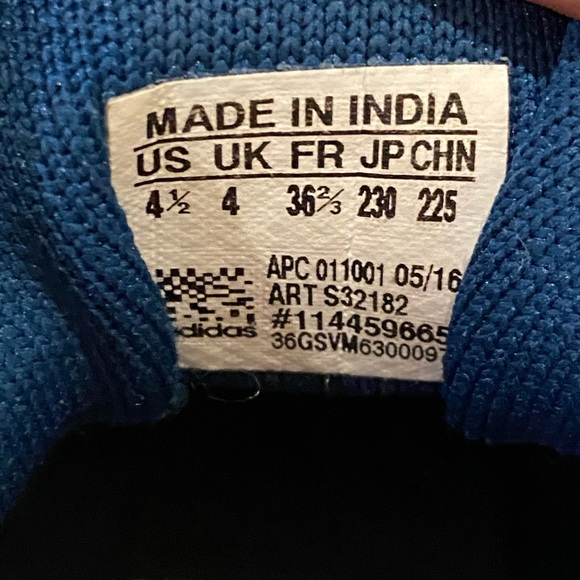 Adidas boys turquoise Stan Smith shoe - Picture 2 of 2